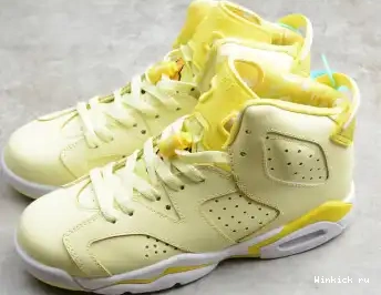 Yellow 6 Floral Retro Jordan Dynamic 0507